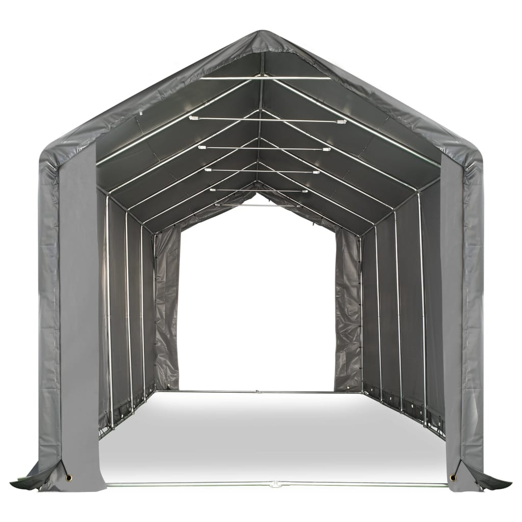 Storage Tent PVC 5x10 m Grey